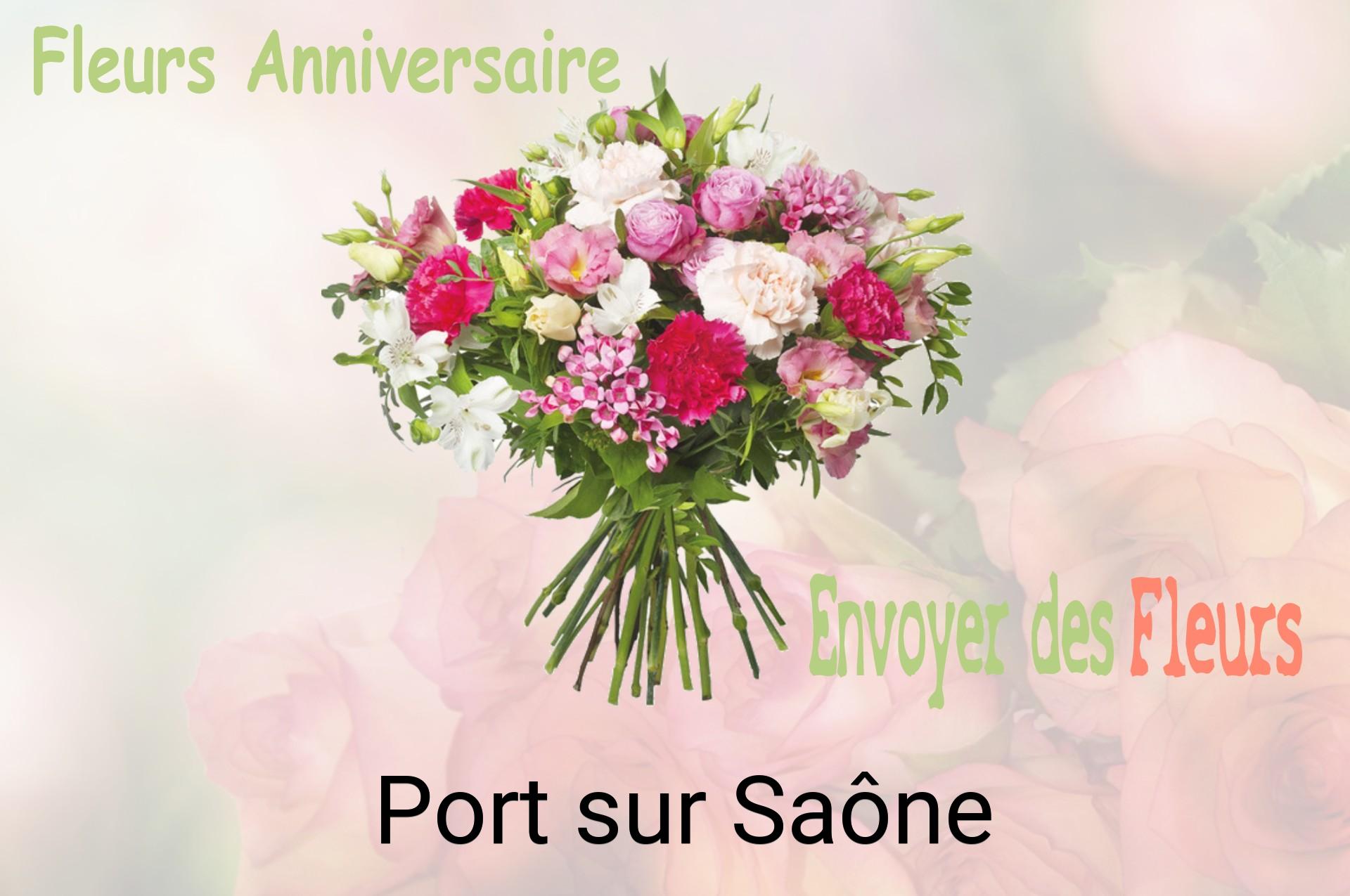Bouquet de fleurs d’anniversaire livré à Port-sur-Saône