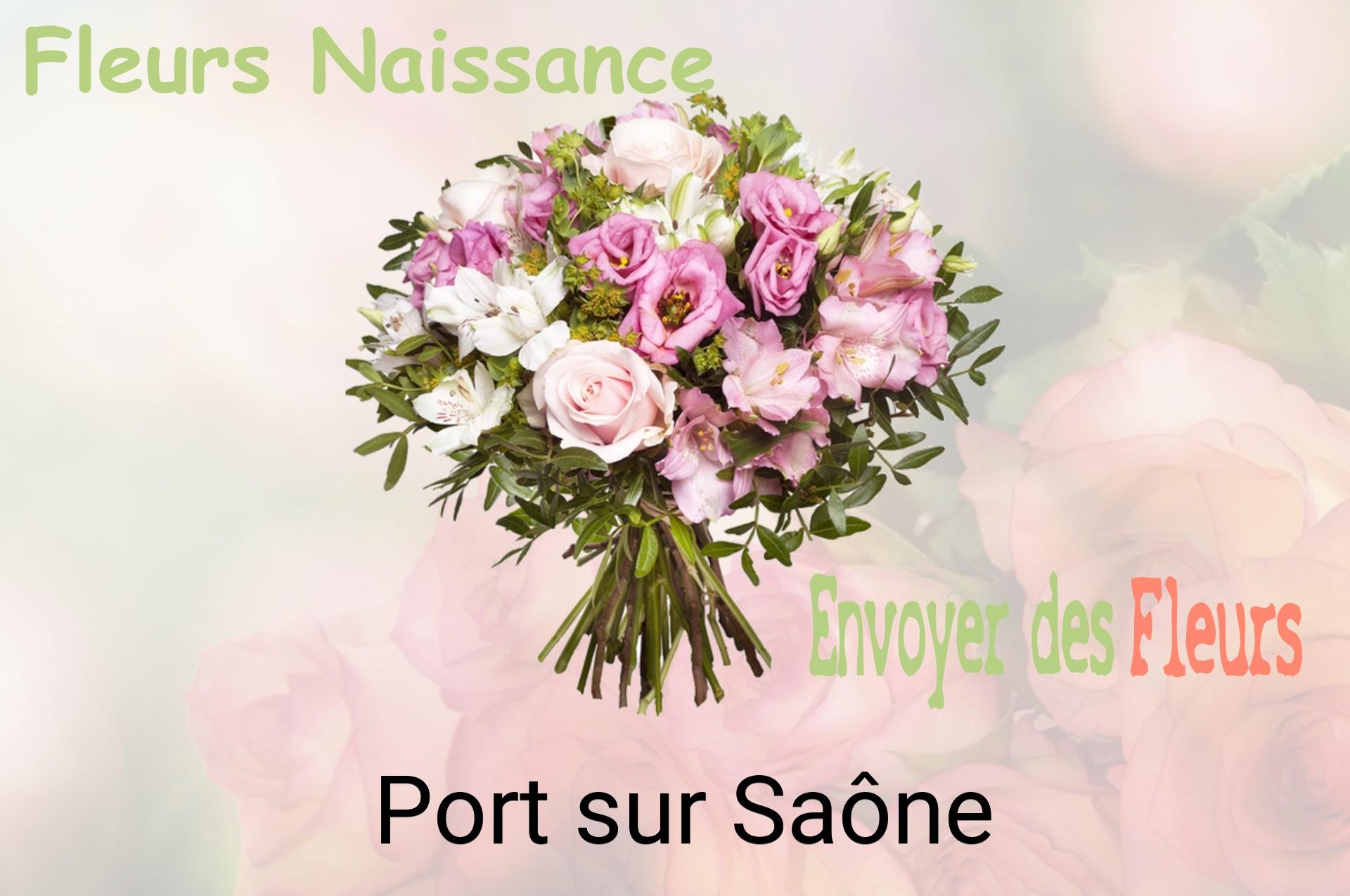 Bouquet de fleurs de naissance livré à Port-sur-Saône